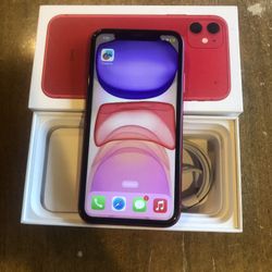 Unlocked iPhone 11 64GB- Red - Old iOS 15.6.1-For Jailbreaking