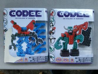 Codee code based imagination building toy with robots