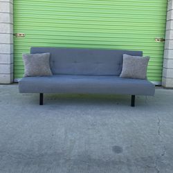 *Free Delivery* Gray Ikea Futon Couch Sofa Sleeper Bed