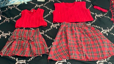 Girl red and black bundle