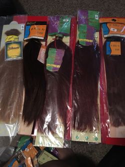 Human hair (braids)