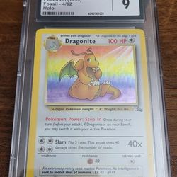CGC Graded Fossil Pokemon Cards