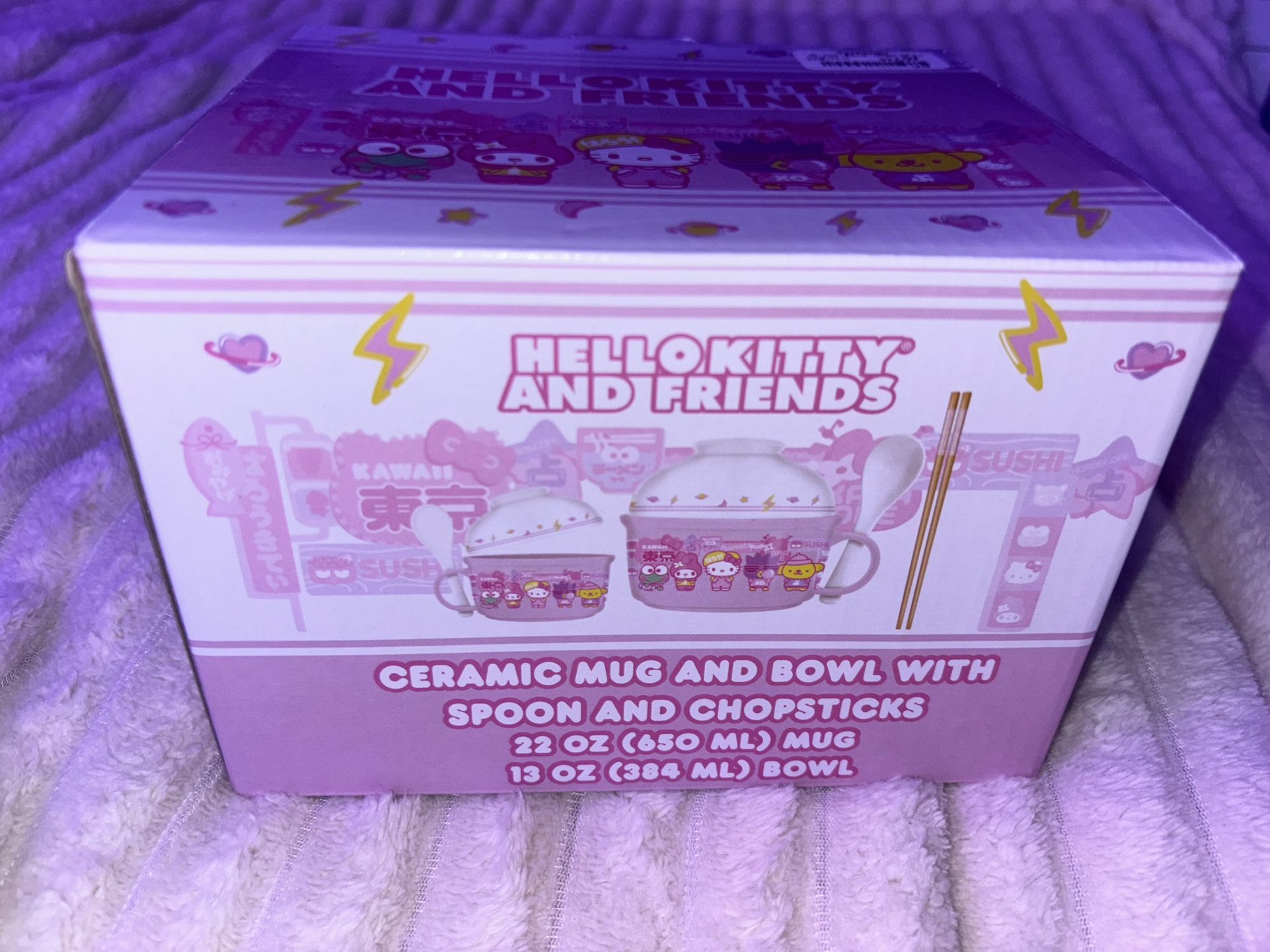 Hello Kitty Ceramic Mug & Bowl