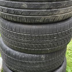 4x OEM 17" Lexus Rims 2015-2020 4 Tires Included 
