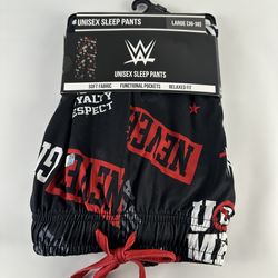 WWE John Cena Never Give Up Sleep Pants Large 36-38 Unisex NWT