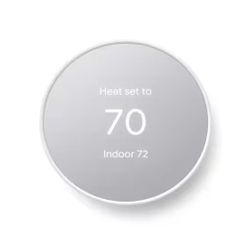 Nest Thermostat - Smart Programmable Wi-Fi Thermostat - Snow=P3-491