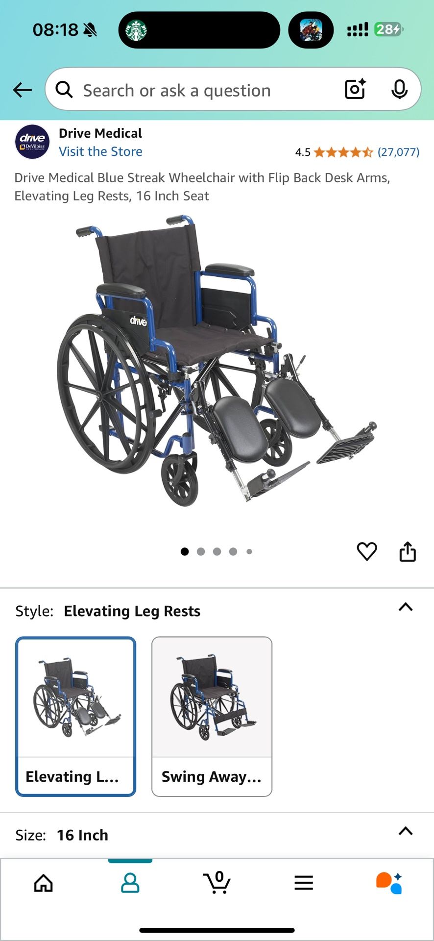 Drive Medical Wheelchair- New!