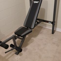 Weight bench fitness gear