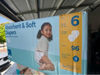 Size 6 diapers new