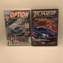 JDM Option x Tuner Transformation DVD bundle