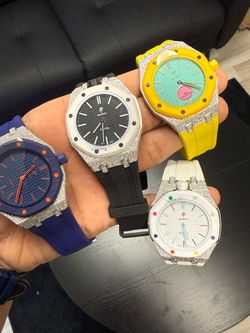Bussdown AP X SWATCH ROYAL POP- NATURAL DIAMONDS