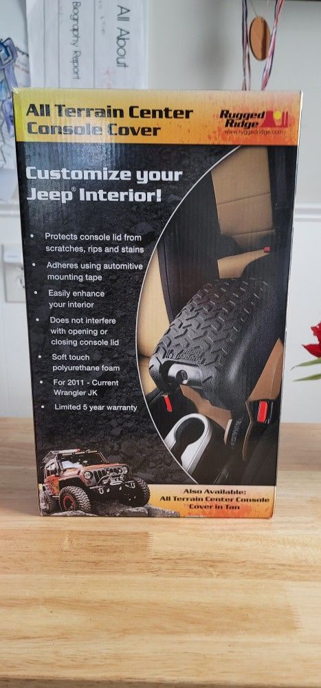 All Terrain Center Console Cover 2011 Jeep Wrangler JK