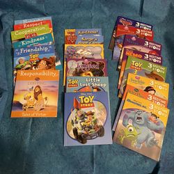 Disney Children’s Books Set Of 20 in Carry Bag Bedtime Stories Short Stories