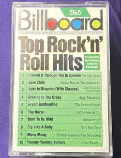 Top Rockin Roll Songs 1968 Cassette 