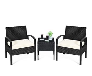 3-Piece Outdoor Wicker Patio Furniture Set