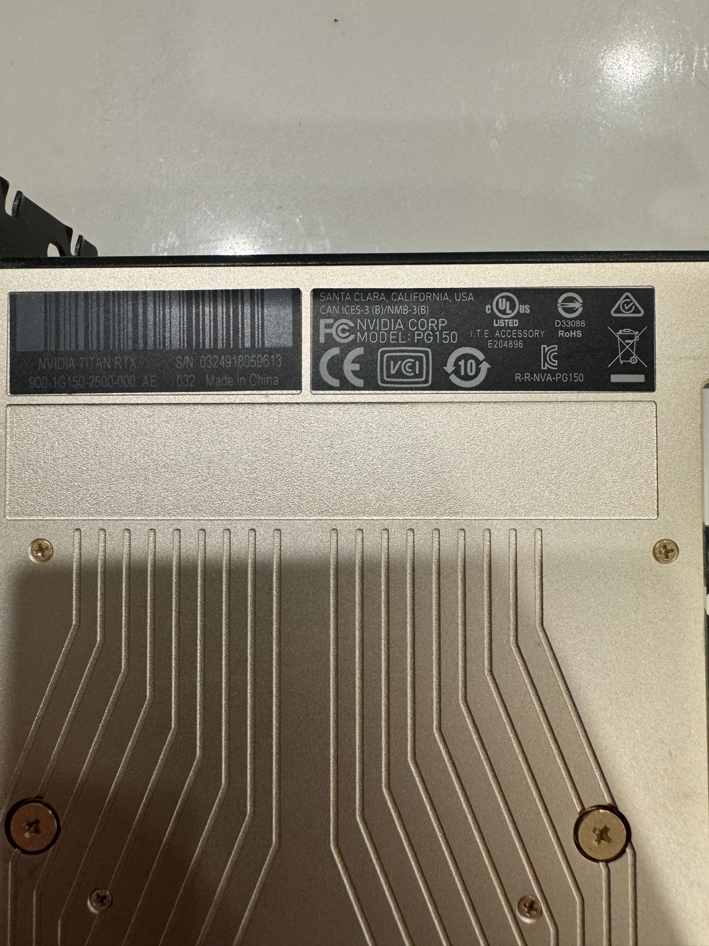 🖥️ NVIDIA Titan RTX 24GB GDDR6 GPU – Powerhouse for AI, 3D, and