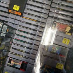 Super Nintendo games stop by