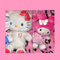 Love Hello Kitty Build A Bear And ORGINAL My Melody 