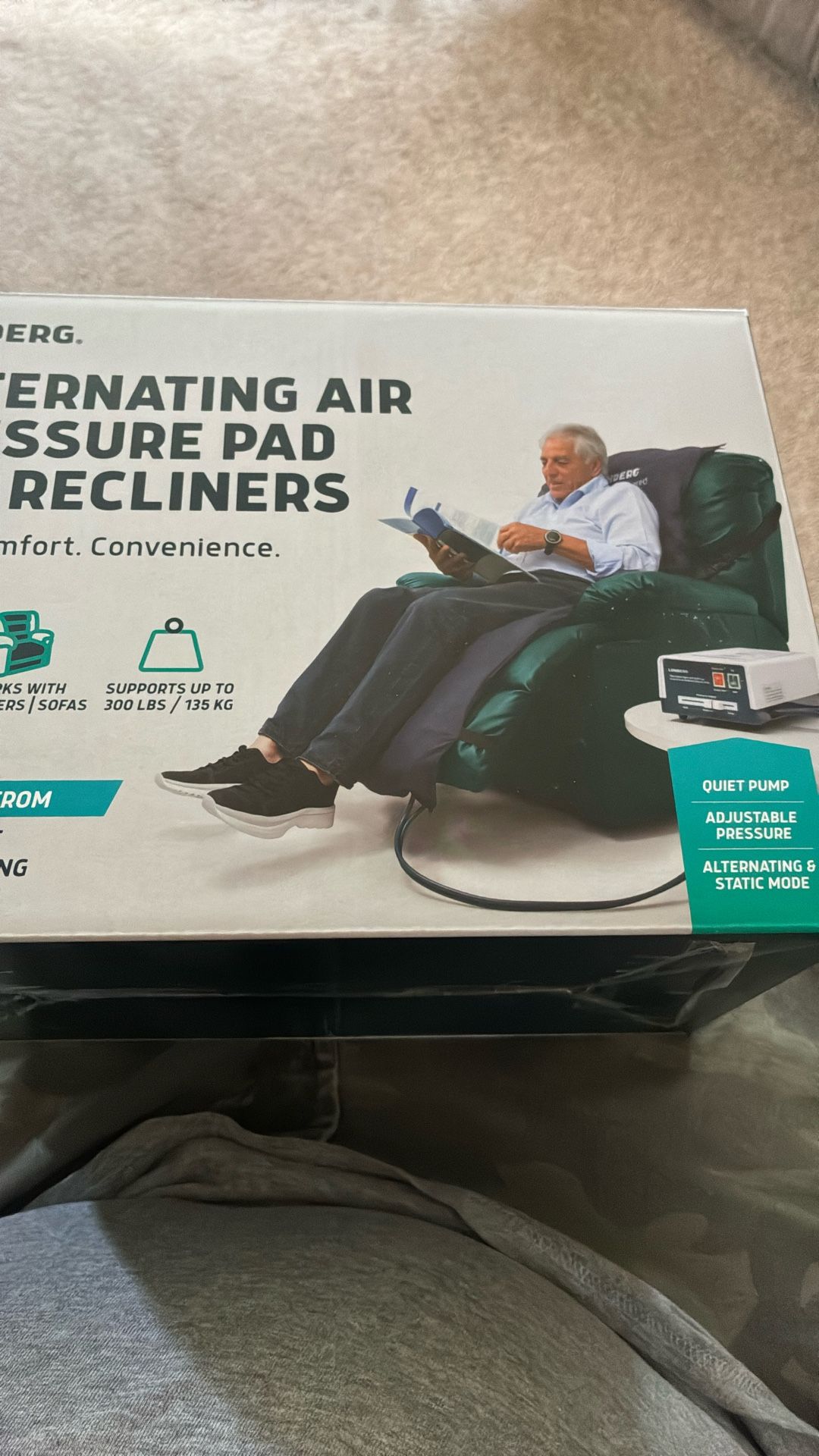 Alternating Air Pressure Pad For Recliners