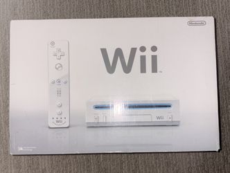 White Nintendo Wii Console In Original Box