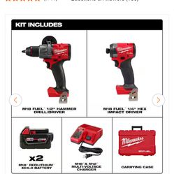 Mikwaukee fuel combos