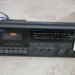 Stereo built in 