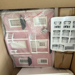 Vintage Pink Doll Houses