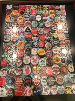 Finished Puzzle - Your Favorite Beer Caps