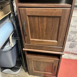 IKEA nightstands. Brown oak color