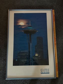 Framed Poster of the Space Needle