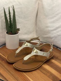Michael Kors , Gold Sandals , Size 8