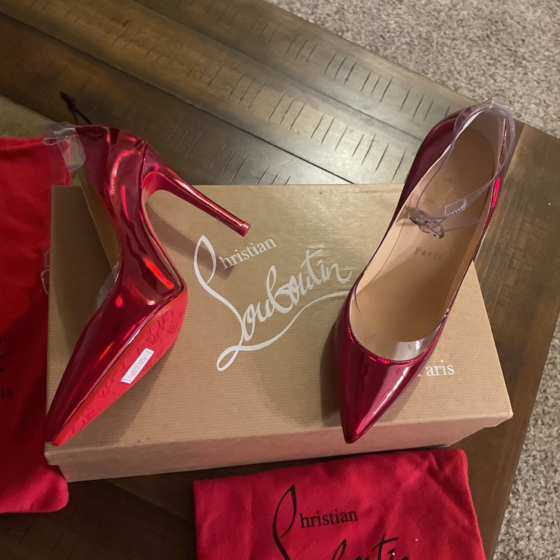 Red Shoes With Red Buttoms - Christian Louboutin