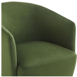 Swivel Accent Chair Modern Round Barrel Armchair for Bedroom Nursery Reading Waiting Living Room