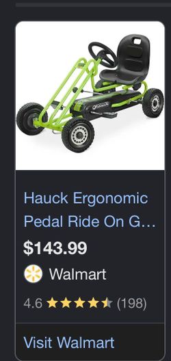 Kids pedal go kart