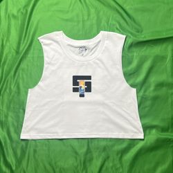 Wo’s Sleeveless Crop Top