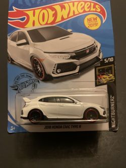 2018 Honda Civic Type -R Hotwheel white