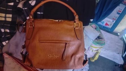 Jessica Simpson Brown Faux Leather Handbag
