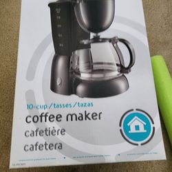 Coffee Maker 10 Cups New