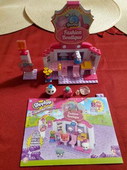 Shopkins fashion boutique building blocks