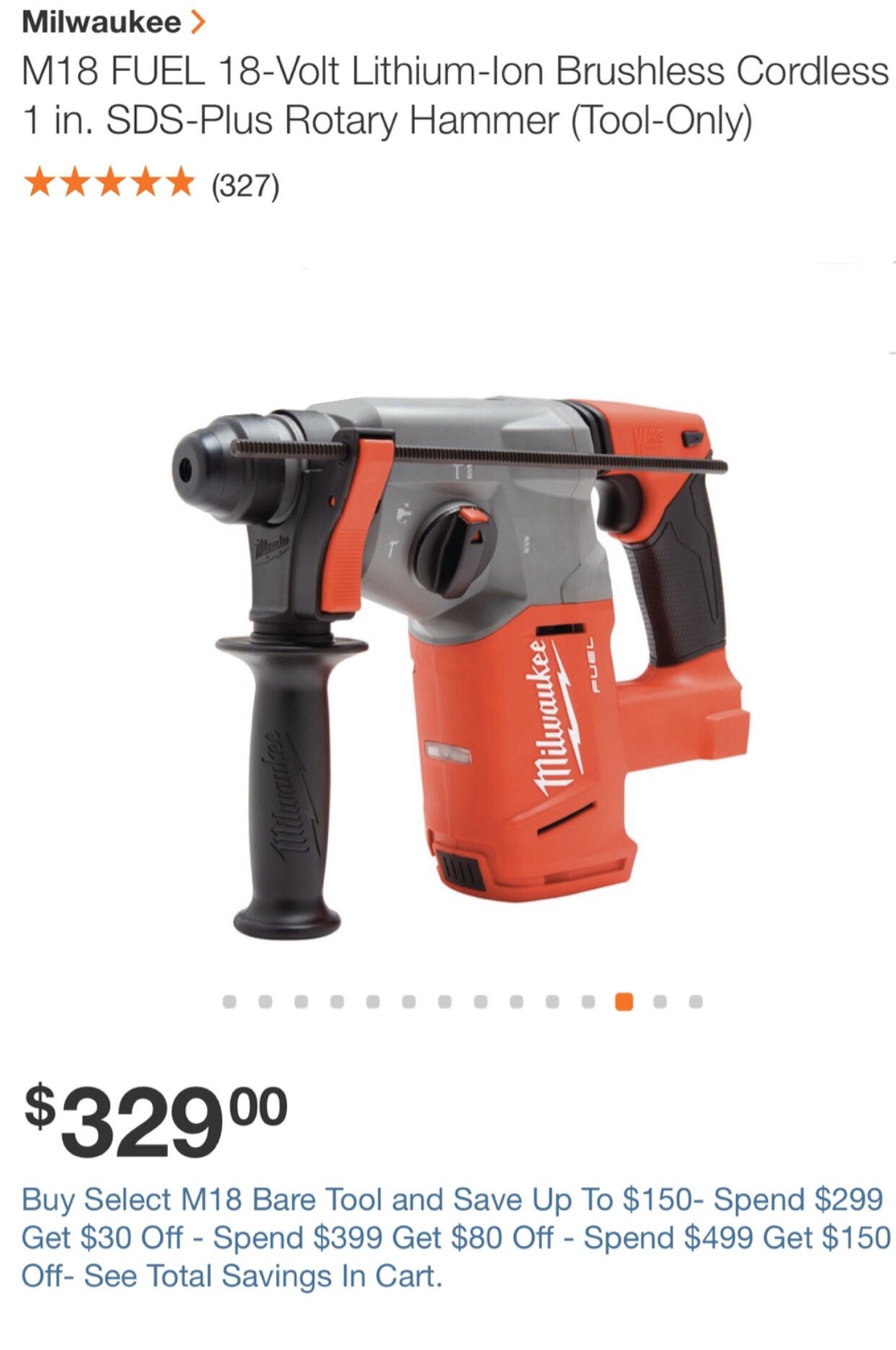 Drill(STEAL !!!BRAND NEW)!!M18 FUEL 18-Volt Lithium-Ion Brushless Cordless 1 in. SDS-Plus Rotary Hammer (Tool-Only)