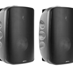 NEW! Pair of Jamo Klipsch IO-4 All Weather 4" Hard Conical Cone midrange 1" Aluminum Tweeter- BLACK