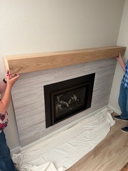 Urbandi white oak Mantel - NEW Never Used