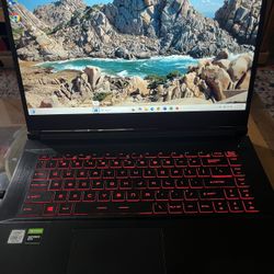 MSI GF63 10SCXR Gaming Laptop 8GB RAM 512 Storage (specs in last photo)