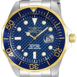 Invicta Men's 12566 Grand Diver Quartz Blue Dial Watch