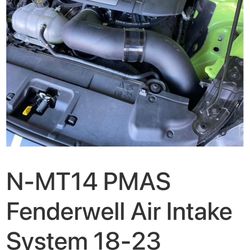 PMAS Fenderwell Air Intake 2018-2023 Mustang GT