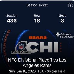 Bears Rams Playoff Tickets 