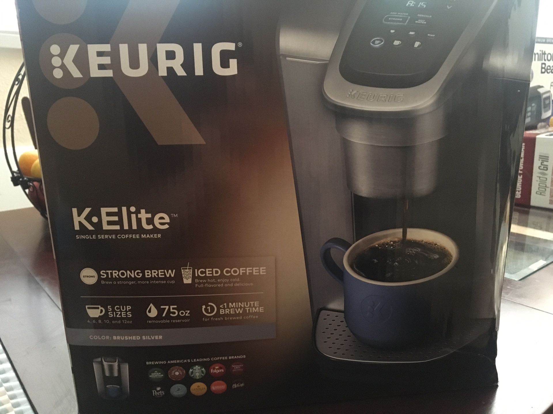 Keurig elite single serve coffee maker