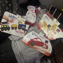 Train and Butterfly Cupcake Mold Set - 4 Multicolor set