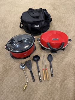 Coleman all In one Cooking System With Storage Bag New 