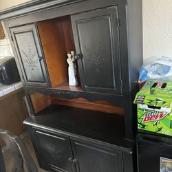 Oak Hutch 